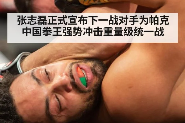 张志磊正式宣布下一战对手为帕克 中国拳王强势冲击重量级统一战